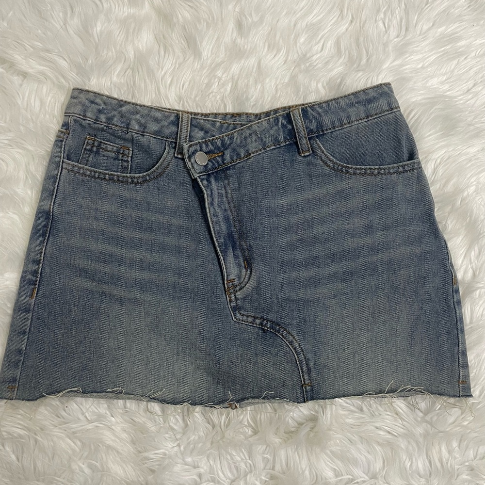Denim Mini Skirt